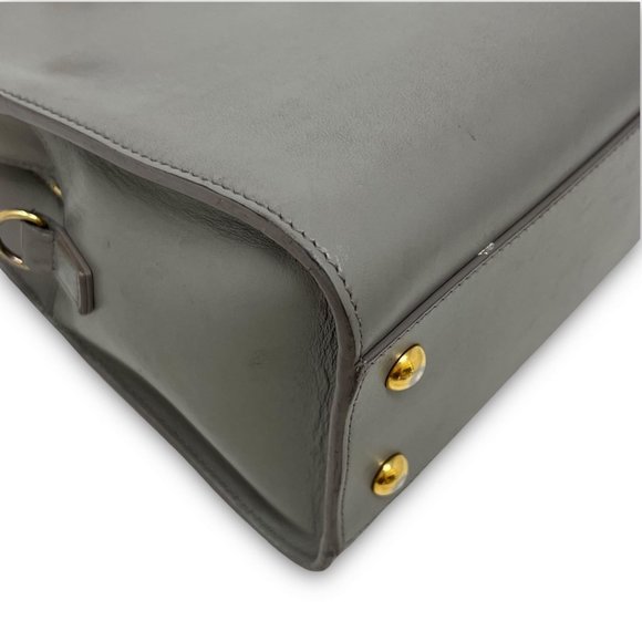 Saint Laurent Small Monogram Cabas Tote Grey - Picture 5 of 13